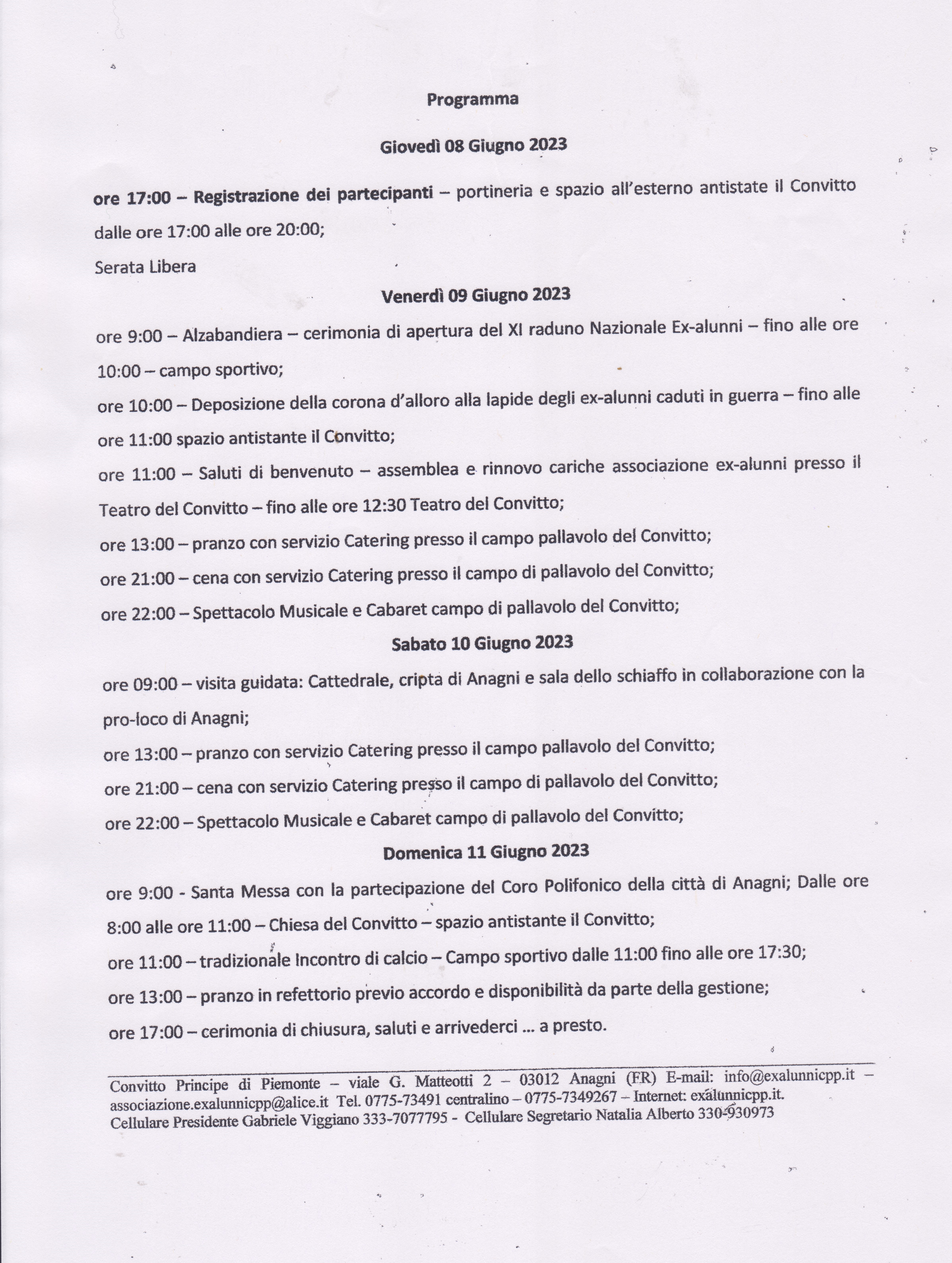 PRESIDENTI ASSOCIAZIONE